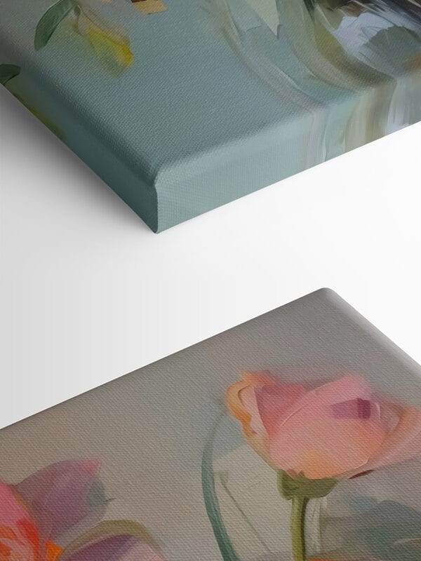Peinture de fleurs dans un vase Peinture de fleurs dans un vase