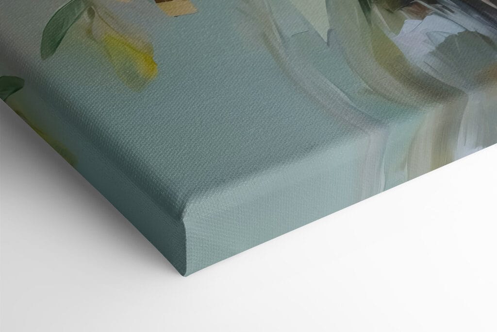 Painting of flowers in a vase