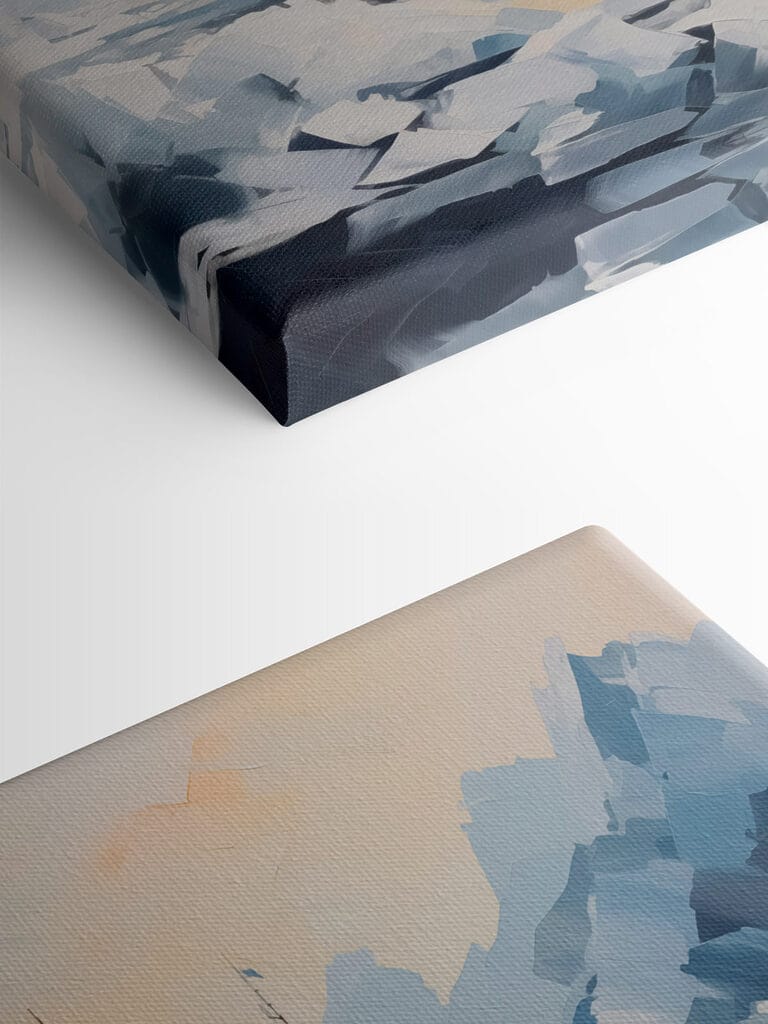 Painting of a ship in the water