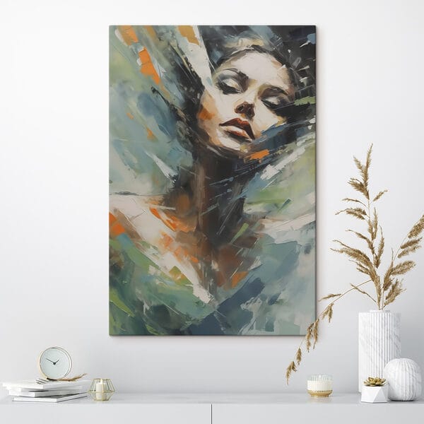 Peinture d'un visage de femme Peinture d'un visage de femme