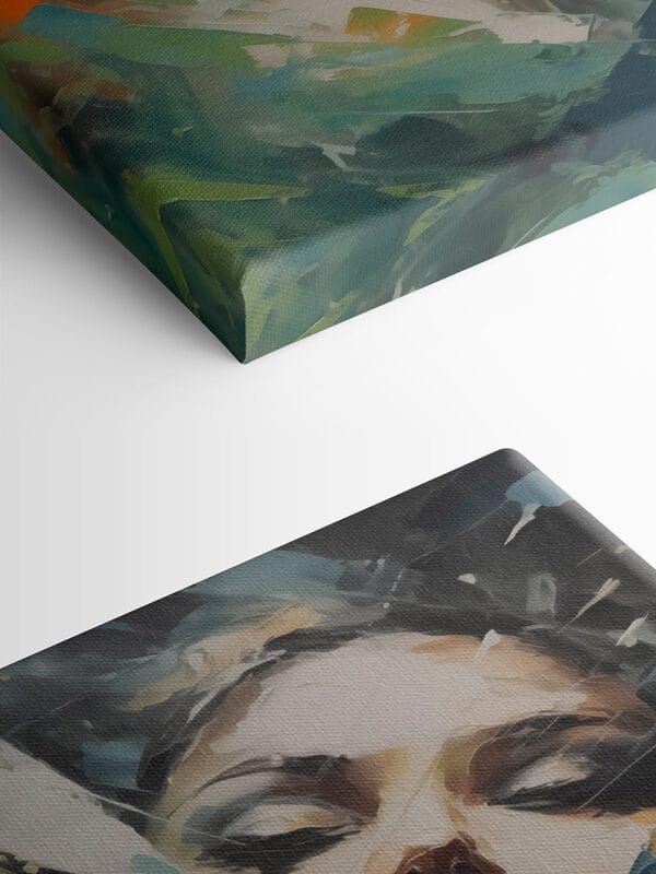 Peinture d'un visage de femme Peinture d'un visage de femme
