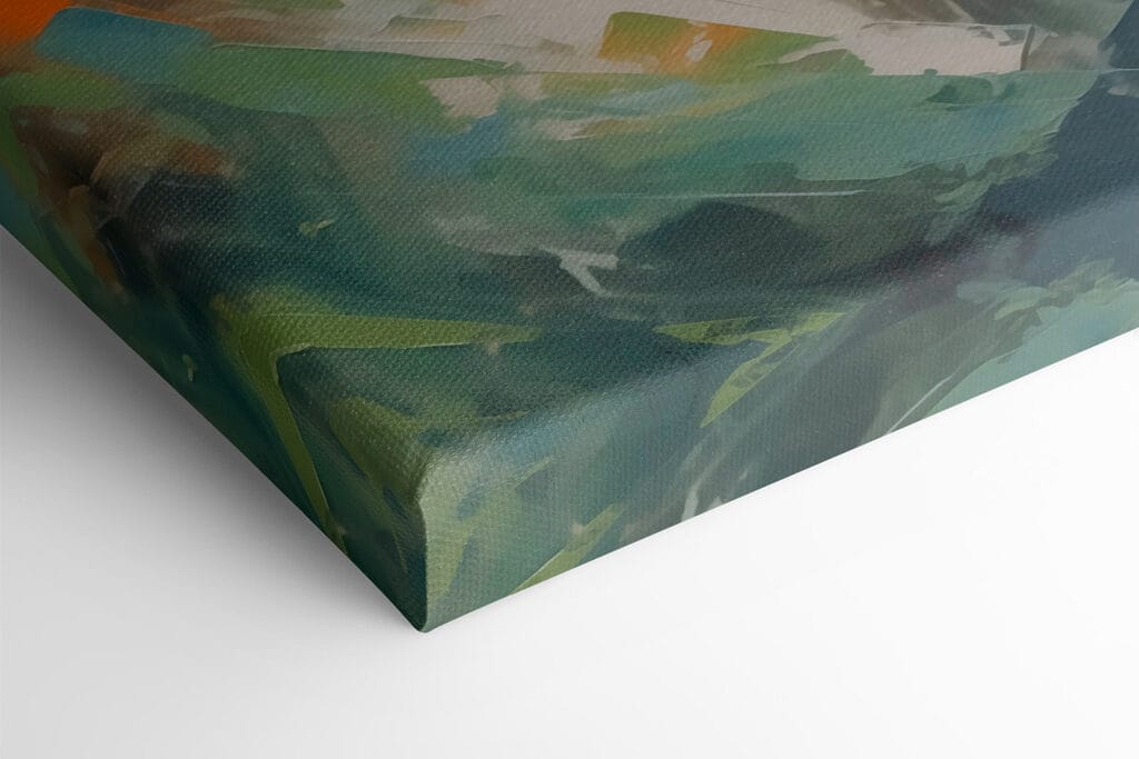 Painting of a woman's face Painting of a woman's face