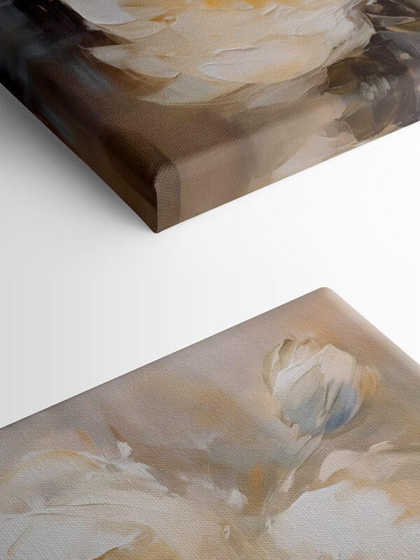 Peinture de fleurs blanches Peinture de fleurs blanches