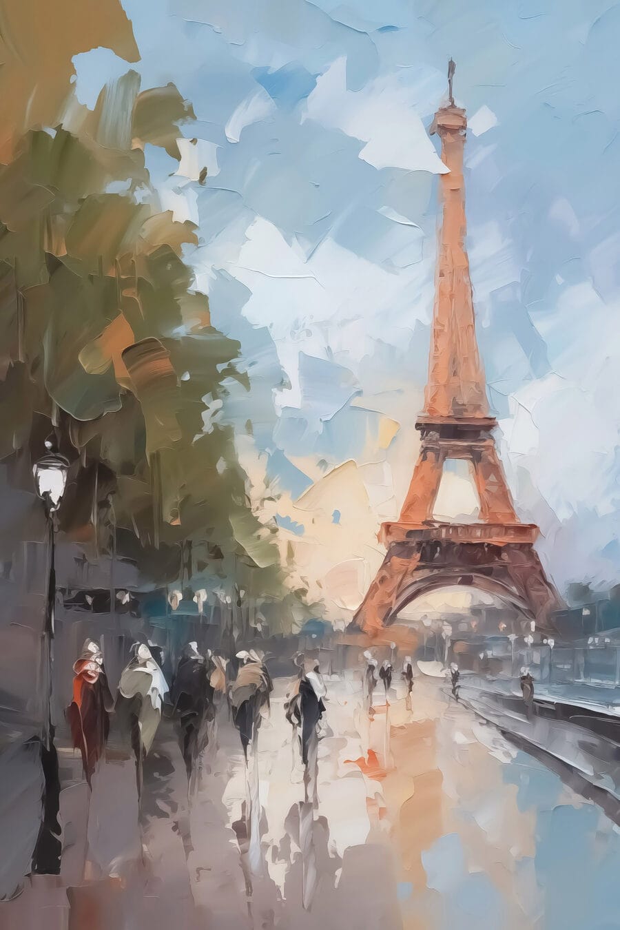 Peinture d'une tour Peinture d'une tour