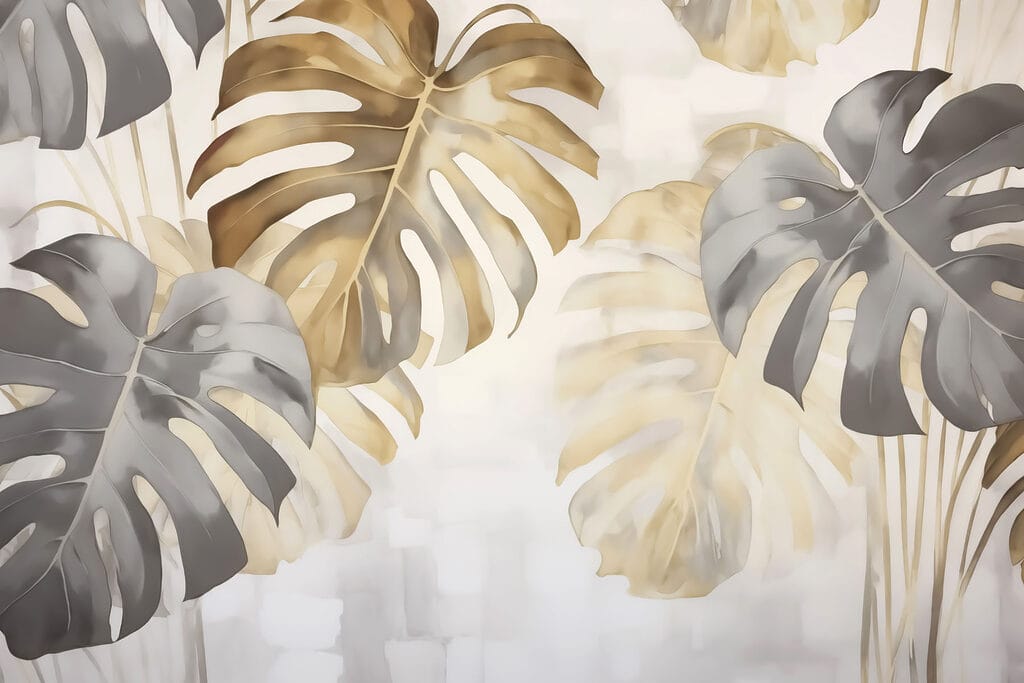 Feuilles élégantes dans des tons doux Feuilles élégantes dans des tons doux