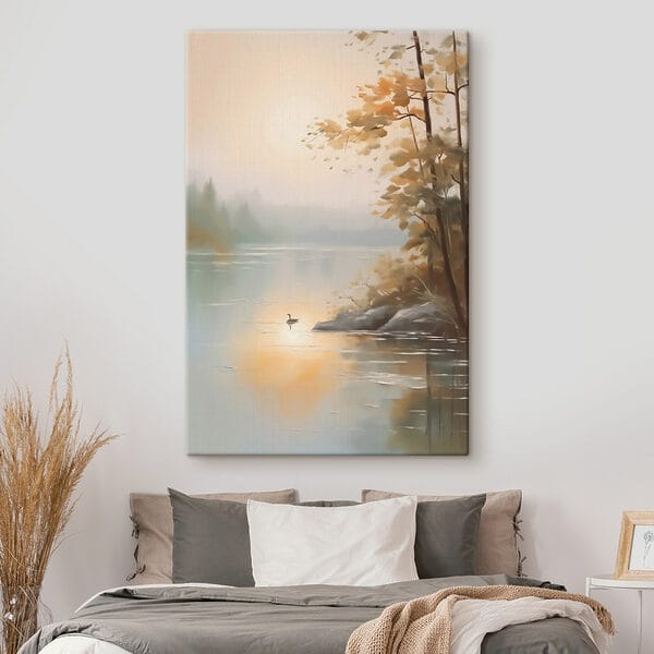 Canard sur un lac Canard sur un lac
