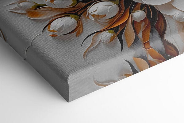 Fleurs et feuilles blanches Fleurs et feuilles blanches