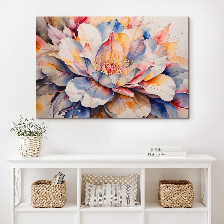 Peinture d'une fleur