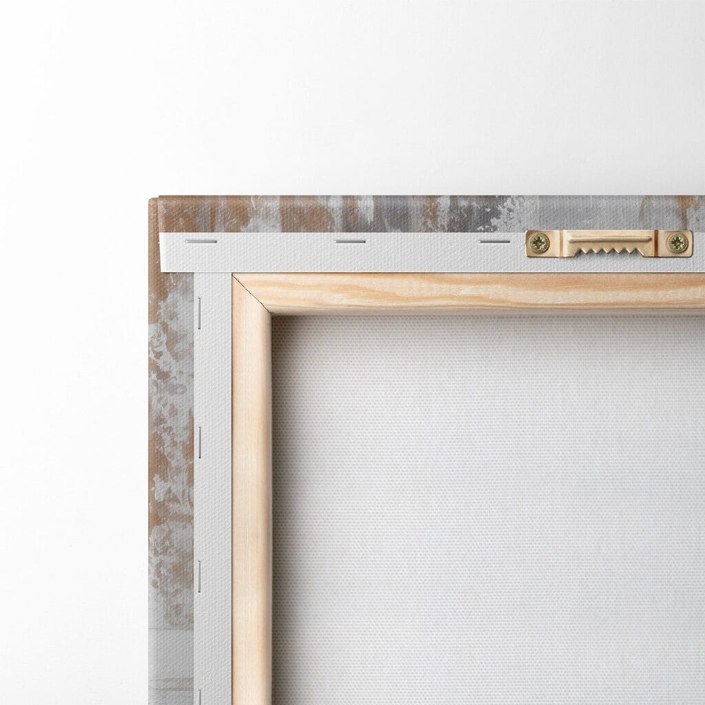 Painting of a white and brown wall Painting of a white and brown wall