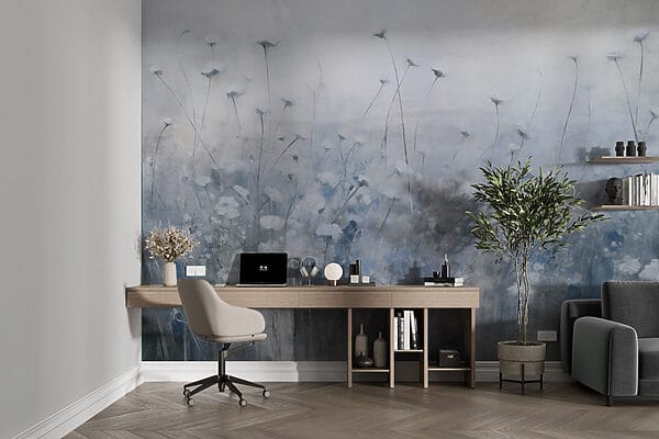 Peinture de fleurs dans un champ Peinture de fleurs dans un champ