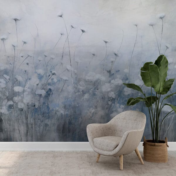 Peinture de fleurs dans un champ Peinture de fleurs dans un champ