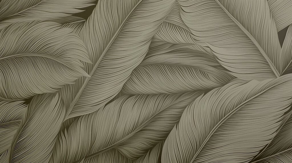 Natural texture of overlapping leaves