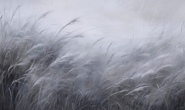 Chuchotements doux de l'herbe bleu-gris Chuchotements doux de l'herbe bleu-gris
