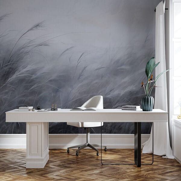Chuchotements doux de l'herbe bleu-gris Chuchotements doux de l'herbe bleu-gris