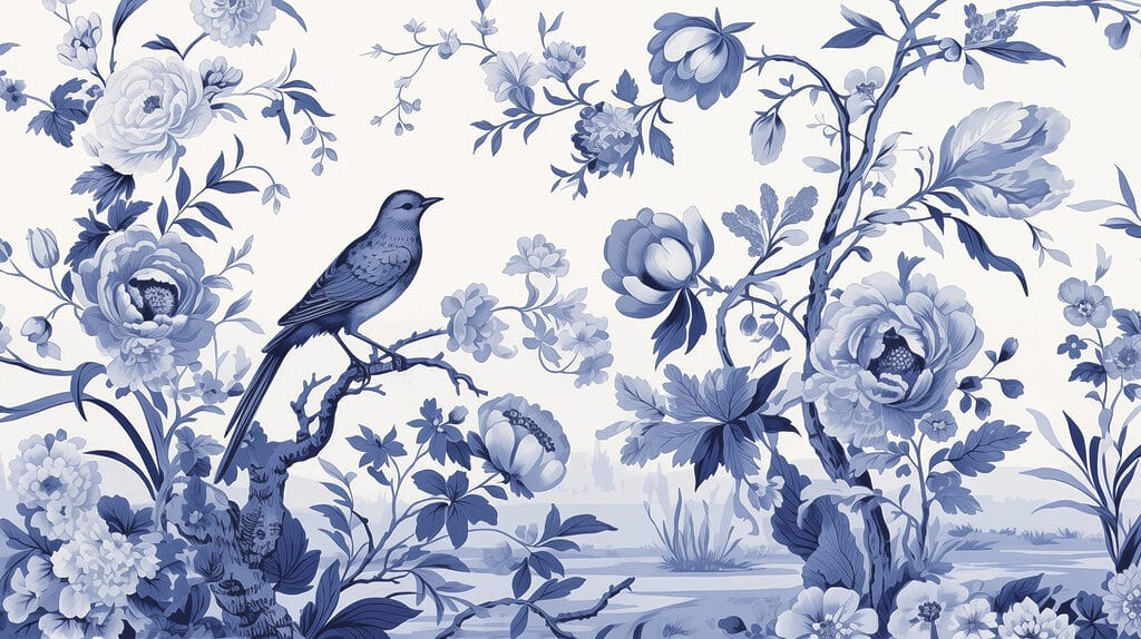Oiseau sur une branche d'arbre avec des fleurs Oiseau sur une branche d'arbre avec des fleurs