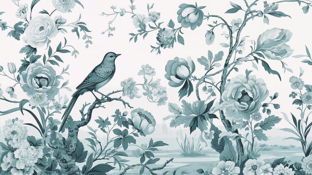 Oiseau sur une branche d'arbre avec des fleurs Oiseau sur une branche d'arbre avec des fleurs