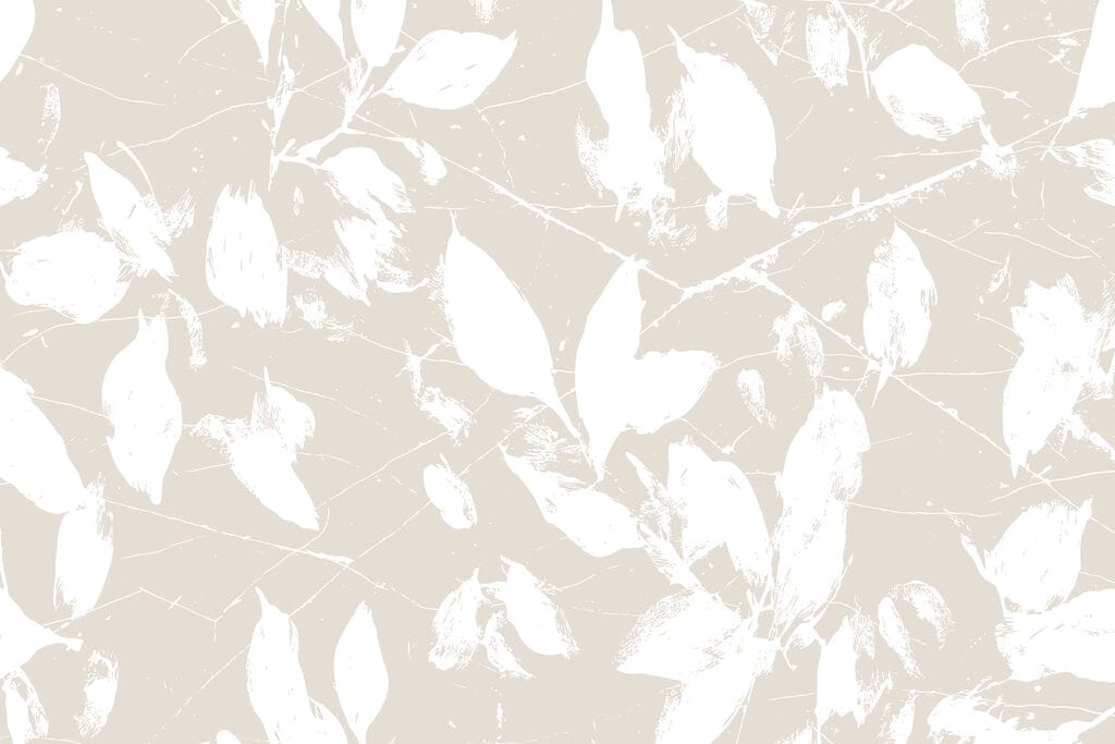Feuilles blanches sur fond blanc Feuilles blanches sur fond blanc
