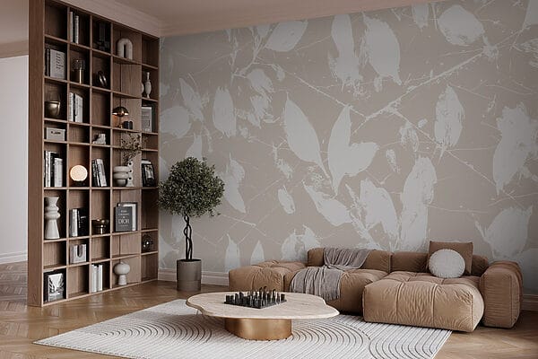 Feuilles blanches sur fond blanc Feuilles blanches sur fond blanc