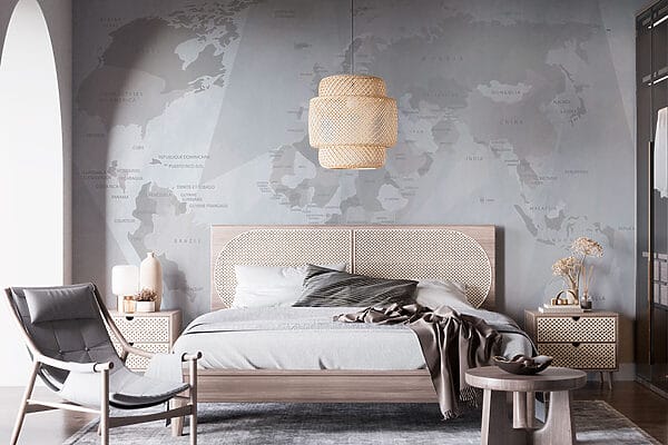 Wall murals Map of the world Wall murals Map of the world
