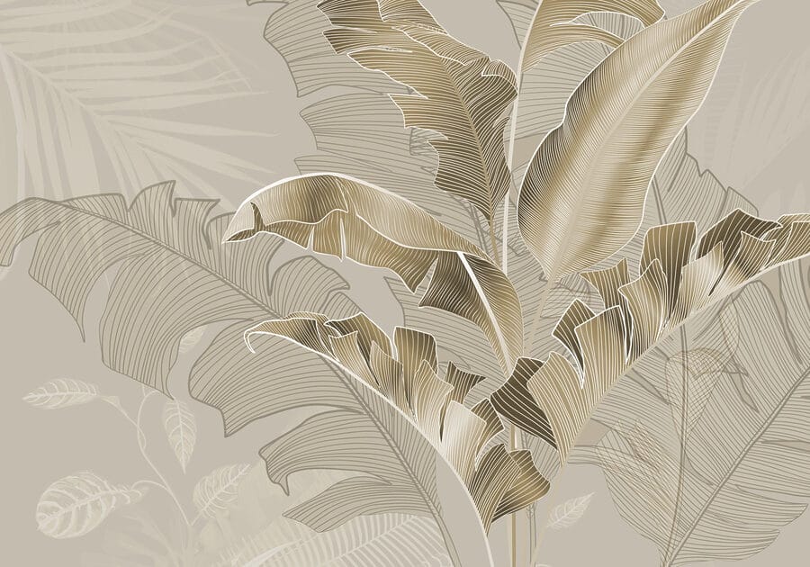 Papier peint Illustration botanique élégante avec des détails fins – Image 7