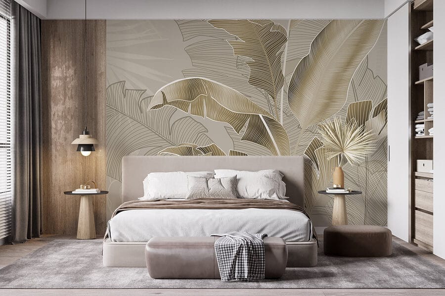 Papier peint Illustration botanique élégante avec des détails fins – Image 2