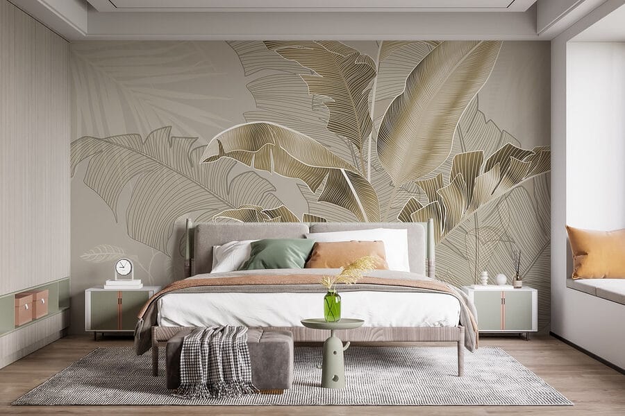 Papier peint Illustration botanique élégante avec des détails fins – Image 3