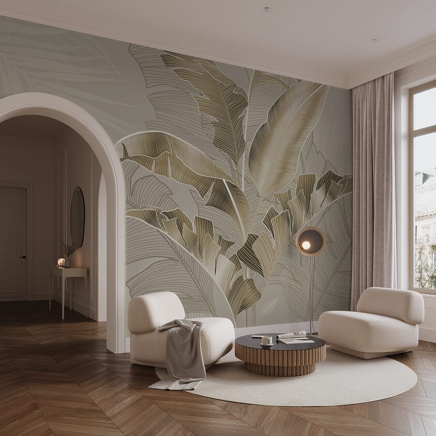 Papier peint Illustration botanique élégante avec des détails fins – Image 6