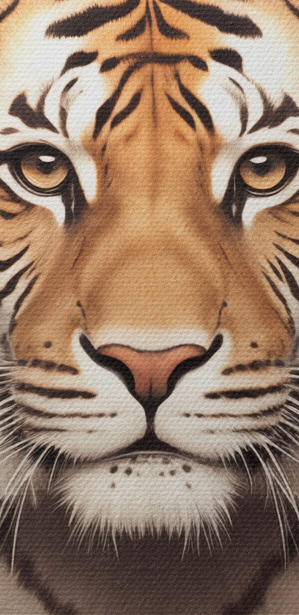 Tigre avec une couronne Tigre avec une couronne