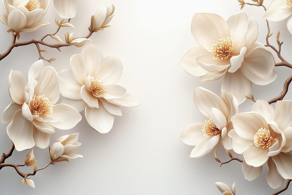 Groupe de fleurs blanches Groupe de fleurs blanches