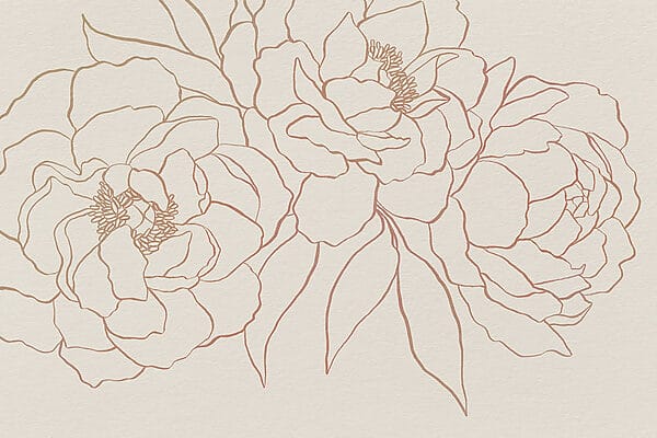 Dessin de fleurs sur une surface blanche Dessin de fleurs sur une surface blanche