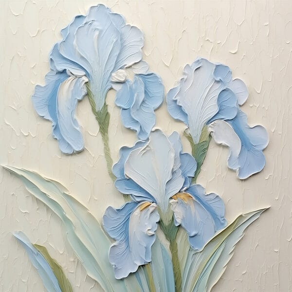 Peinture de fleurs sur un mur Peinture de fleurs sur un mur