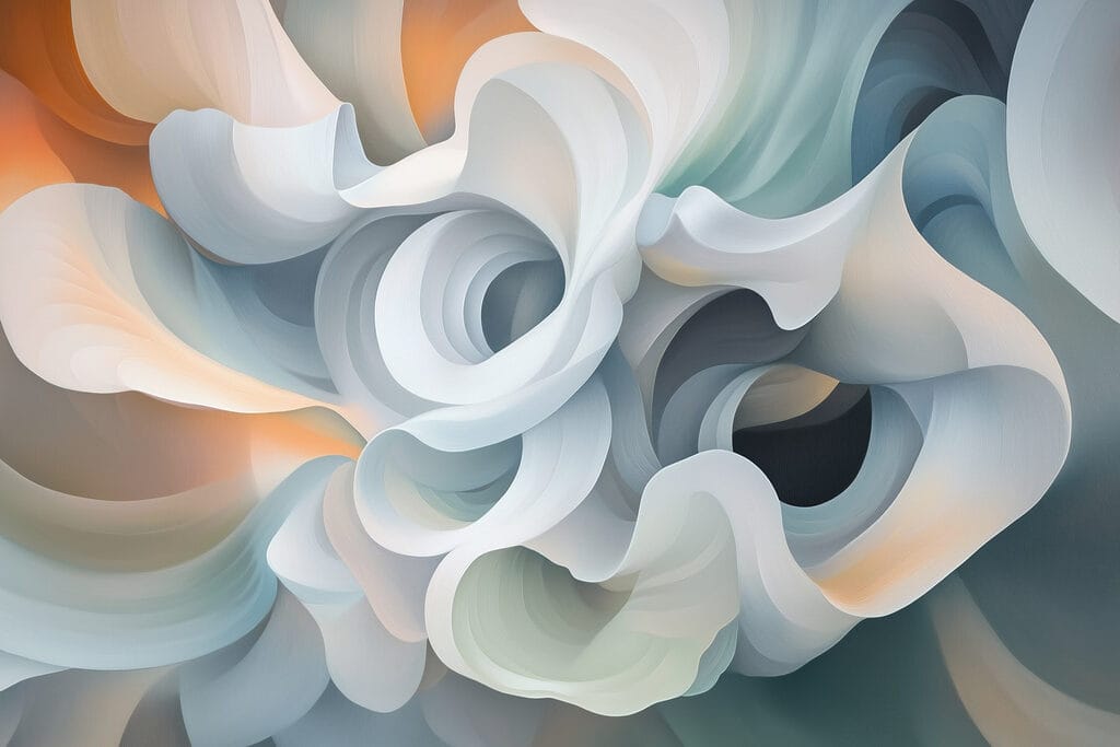 Formes fluides aux teintes douces et pastel Formes fluides aux teintes douces et pastel