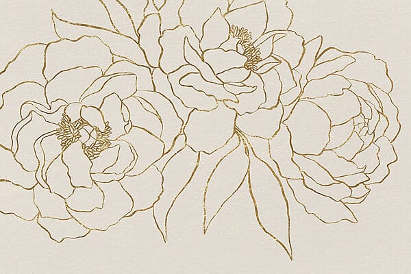 Dessin de fleurs sur une surface blanche Dessin de fleurs sur une surface blanche