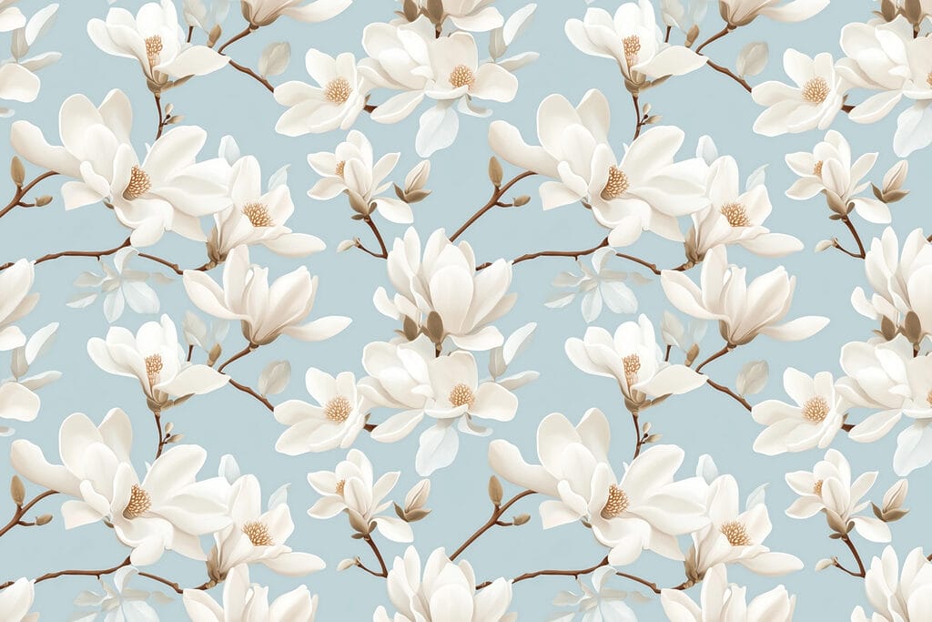 Motif de fleurs blanches Motif de fleurs blanches