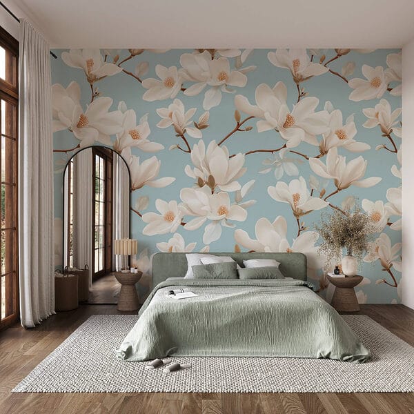 Motif de fleurs blanches Motif de fleurs blanches