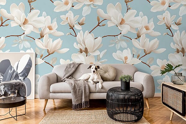 Motif de fleurs blanches Motif de fleurs blanches