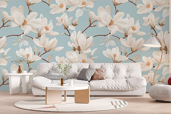 Motif de fleurs blanches Motif de fleurs blanches