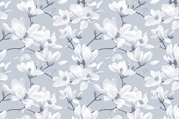 Motif de fleurs blanches Motif de fleurs blanches