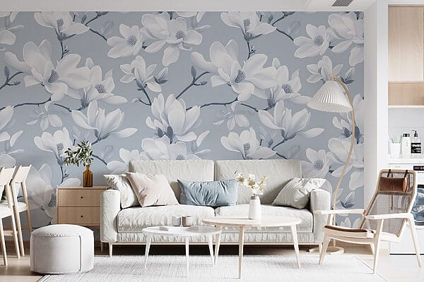 Motif de fleurs blanches Motif de fleurs blanches