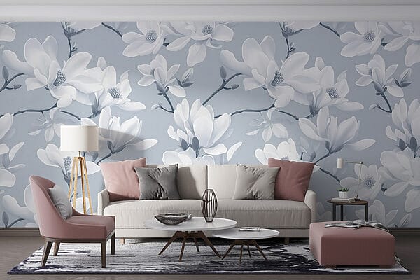Motif de fleurs blanches Motif de fleurs blanches