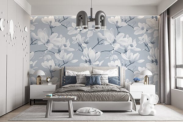 Motif de fleurs blanches Motif de fleurs blanches