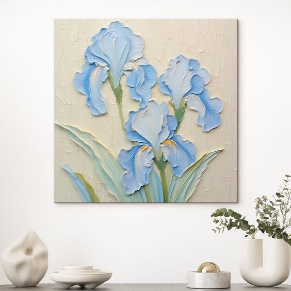 Peinture de fleurs sur un mur Peinture de fleurs sur un mur