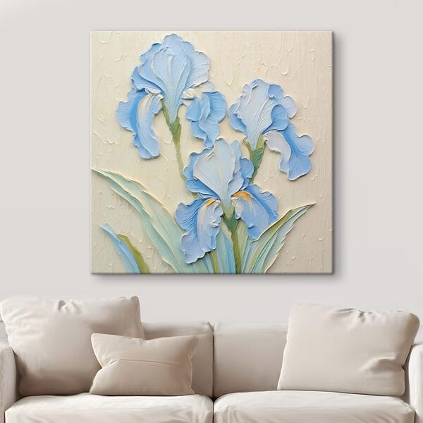 Peinture de fleurs sur un mur Peinture de fleurs sur un mur