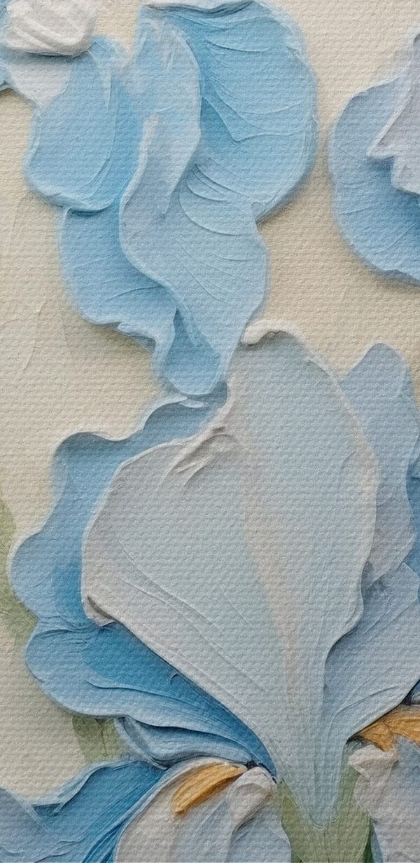 Peinture de fleurs sur un mur Peinture de fleurs sur un mur