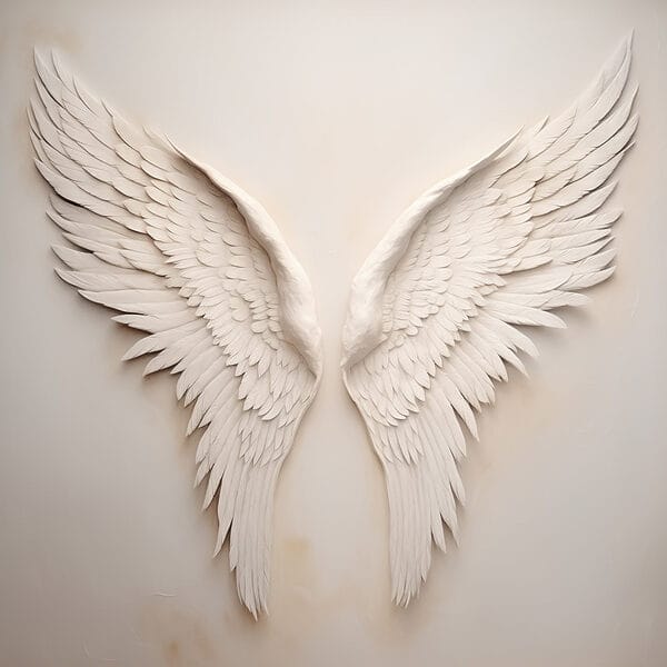 Paire d'ailes blanches Paire d'ailes blanches