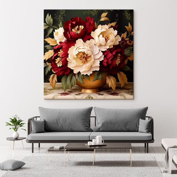 Vase de fleurs sur une table Vase de fleurs sur une table