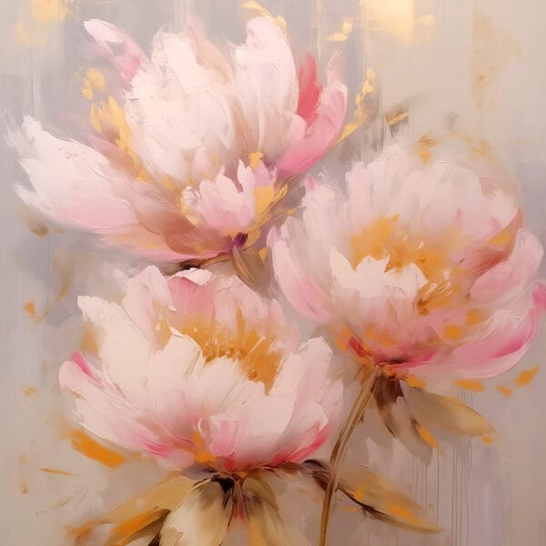 Peinture de fleurs roses Peinture de fleurs roses