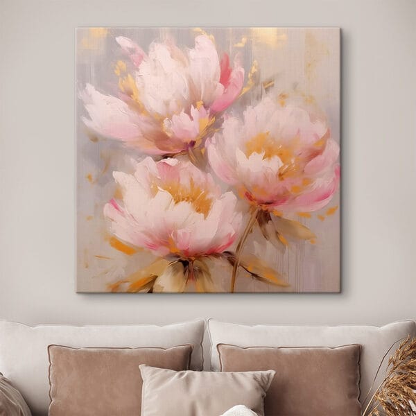 Peinture de fleurs roses Peinture de fleurs roses