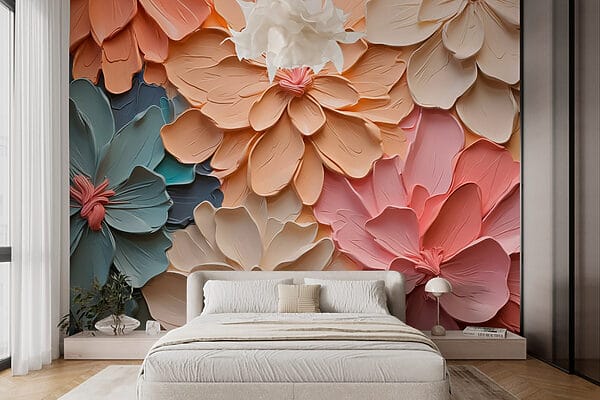 Groupe de fleurs en papier Groupe de fleurs en papier
