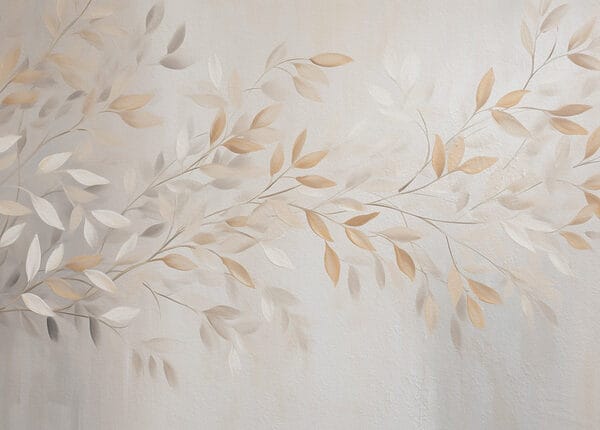 Feuilles délicates dans des teintes douces. Feuilles délicates dans des teintes douces.